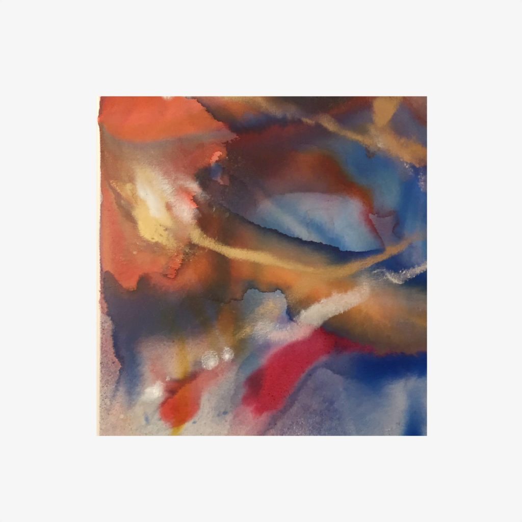 Tusche Wandbild
